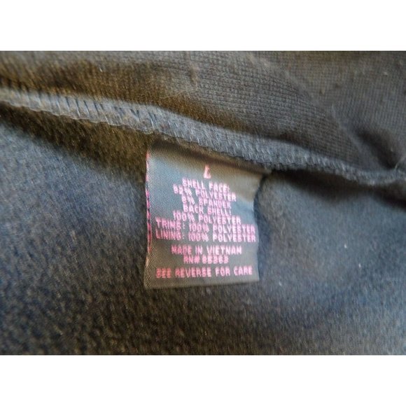 Ultraclub Custom Embroidered Black All Weather Jacket Sz L - Picture 11 of 12